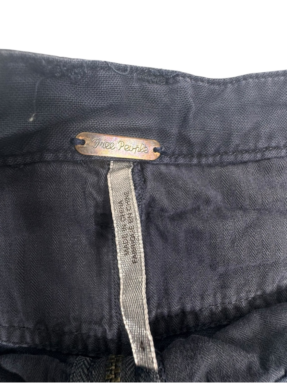 Free People Fly Away Parachute Pants Navy Size 4 - Picture 7 of 13